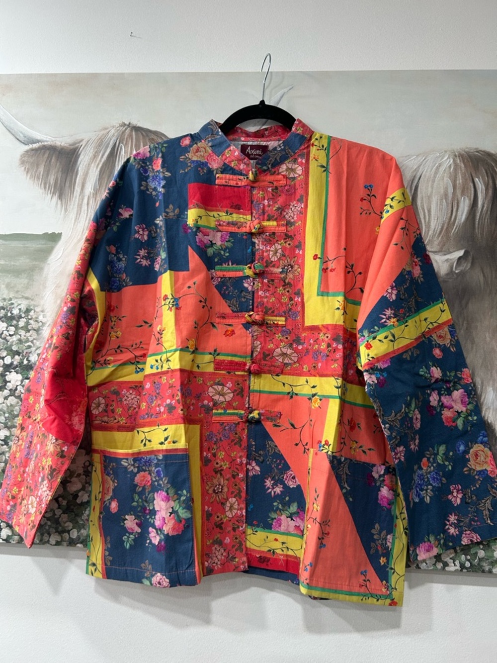 Avani Quilted Floral Print Jacket Shirt